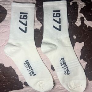 Essentials Fear Of God 1977 White Athletic Socks